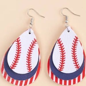 Baseball Earrings